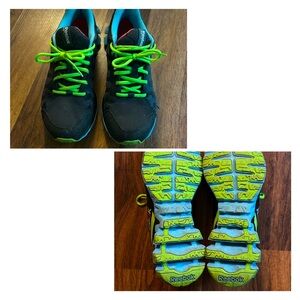 💚🩵🩷Reebok 7.5 Zig Tech Collection Sneakers🩷🩵💚